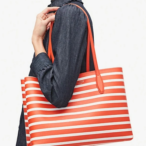 Kate Spade All Day Sailing Stripe Large Tote - Picture 4 of 6
